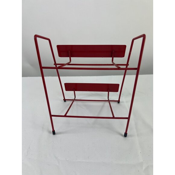 Vintage Dentyne CinnABurst Gum Wire Display Rack Red Metal 2-Tier Bonus Pak - Picture 3 of 8